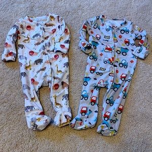 Caden Lane Pajamas - Animal and Vehicle Prints